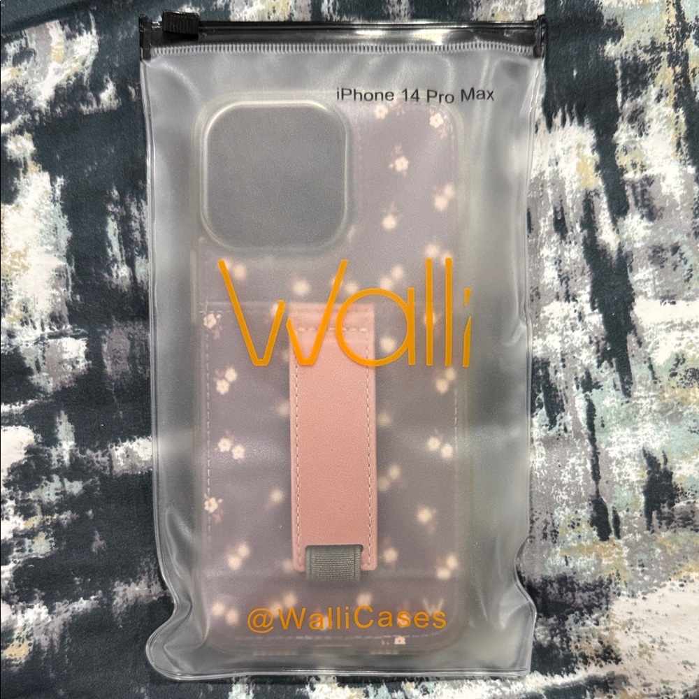 Elegant Floral Phone Case with Stand - Pink and Gray - Picture 8 of 8